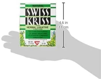 Swiss Kriss Herbal Laxative Flakes 3.25 Oz | Natural Relief, No Harsh Drugs thumbnail 7
