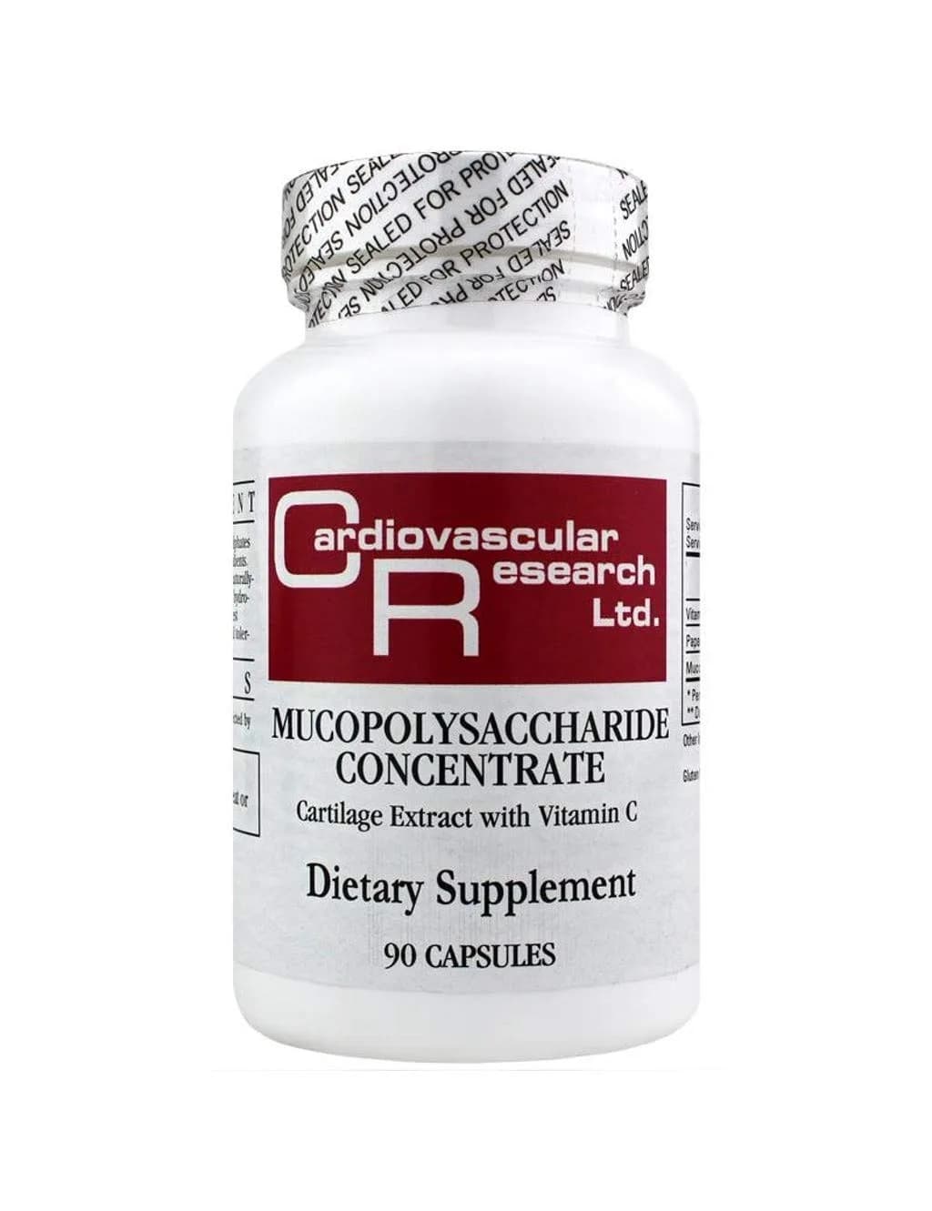 Cardiovascular Research Mucopolysaccharide Concentrate 90 Count | Supports Connective Tissue & Collagen — White