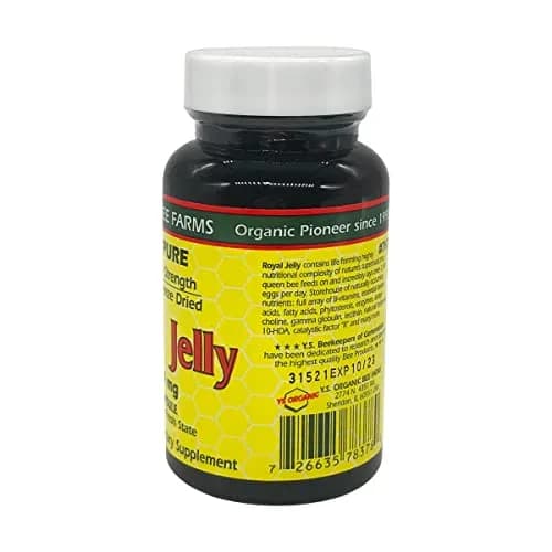 YS Organic Pure Royal Jelly Capsules 35 Count (Pack of 1) | Ultra Mega Strength 2000mg thumbnail 4