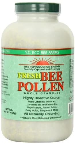 YS Organic Fresh Bee Pollen Whole Granules 16 oz | Nutritional Superfood for Adults thumbnail 1