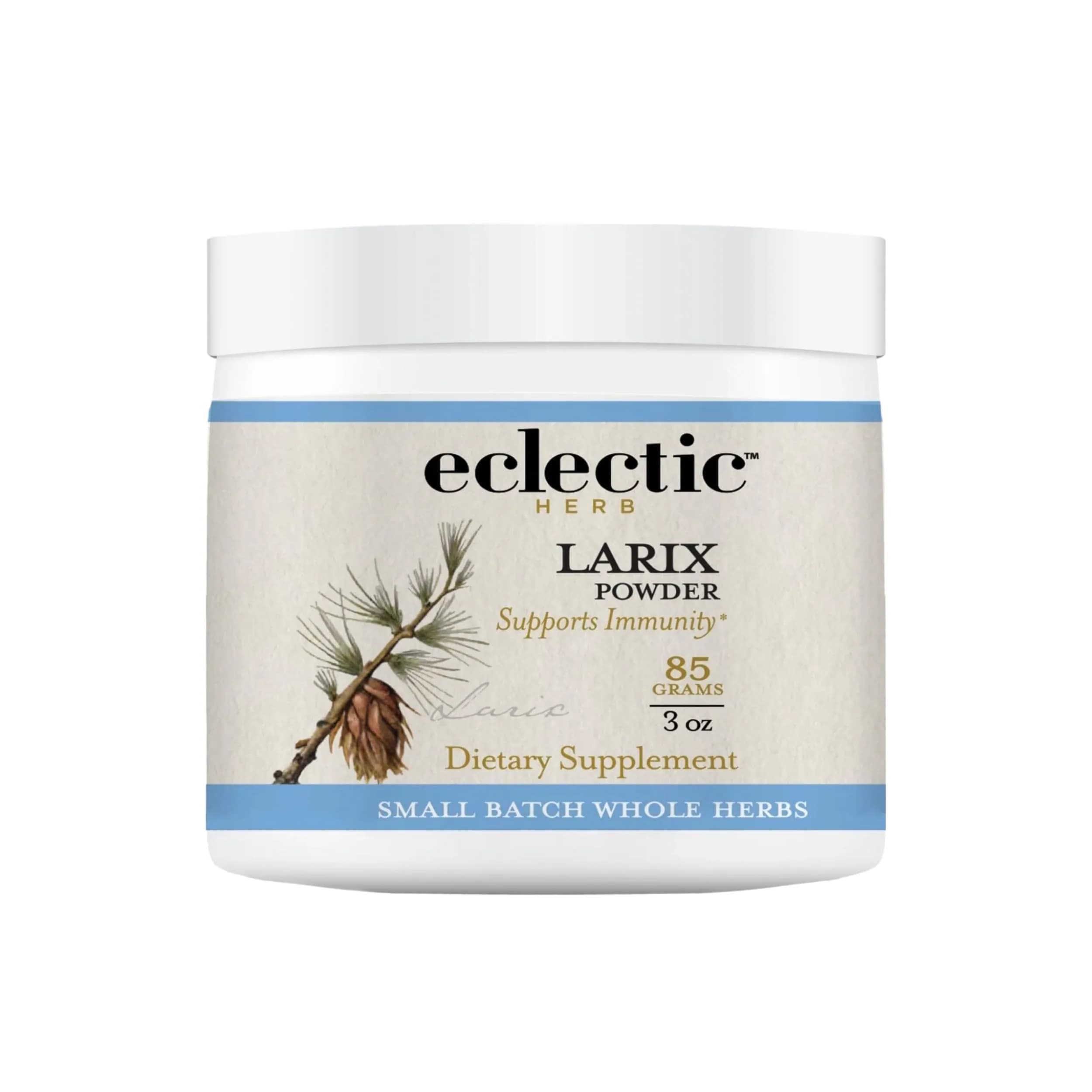 ECLECTIC INSTITUTE Organic Larix Powder 3 oz | Immune + Gut Support for Adults & Kids — 3 Ounce