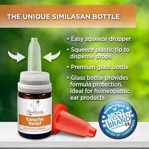 Similasan Earache Relief Ear Drops 0.33 Fl Oz | Natural, Homeopathic Ear Pain Support thumbnail 5