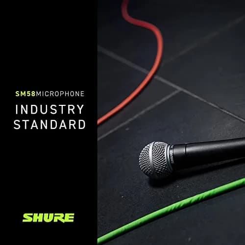 Shure SM58 Pro Dynamic Vocal Microphone with 25-ft XLR Cable | Legendary Vocal Clarity for Stage & Studio thumbnail 7