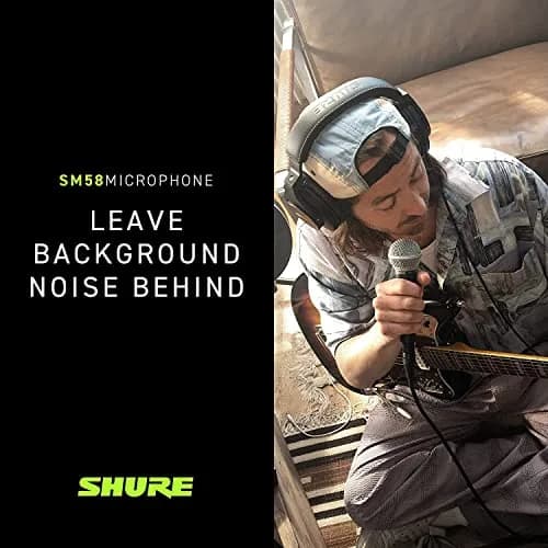 Shure SM58 Pro Dynamic Vocal Microphone with 25-ft XLR Cable | Legendary Vocal Clarity for Stage & Studio thumbnail 8