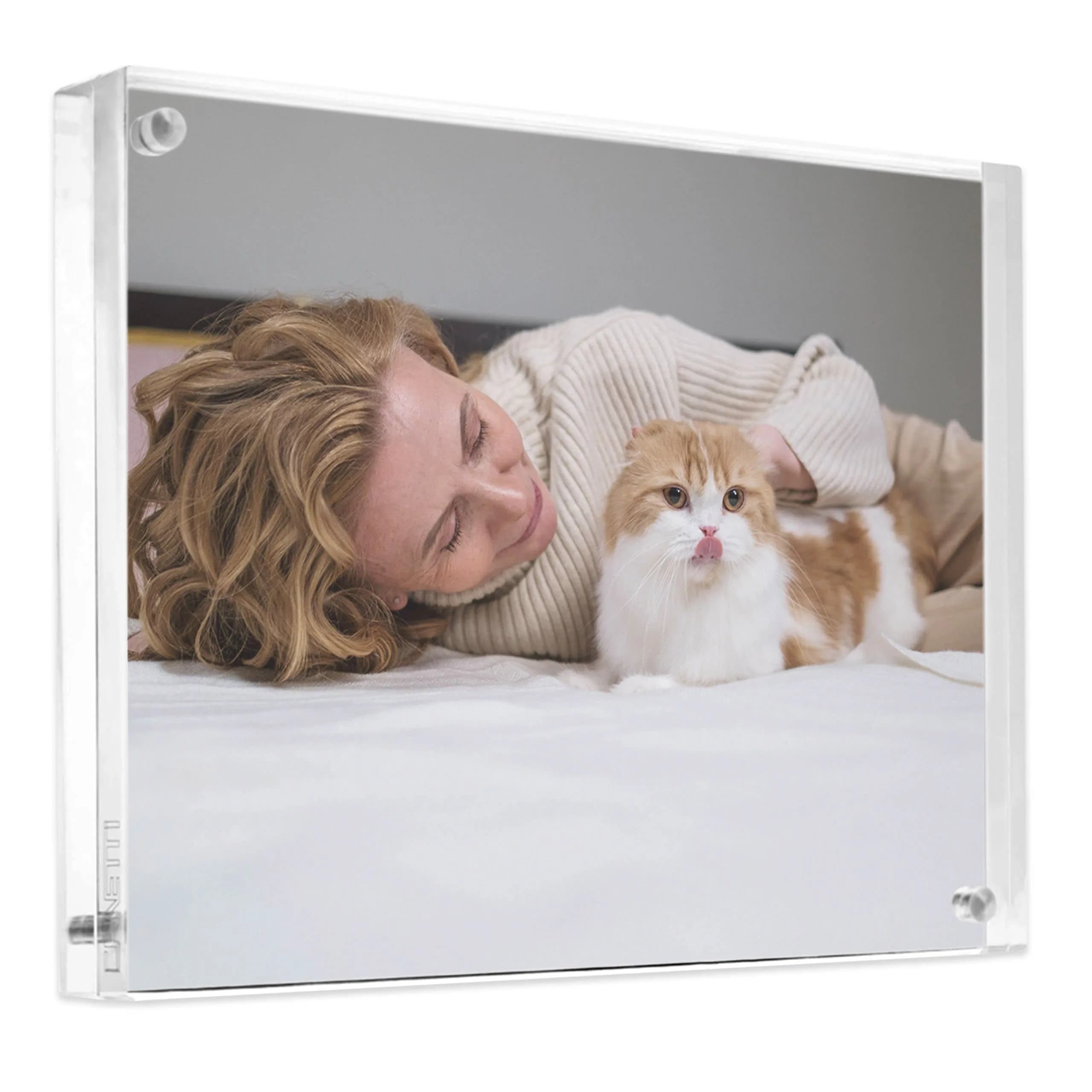 Canetti Original Magnet Frame 4x6 inch | Acrylic Magnetic Picture Holder, Vertical & Horizontal Display