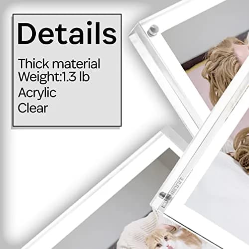 Canetti Original Magnet Frame 4x6 inch | Acrylic Magnetic Picture Holder, Vertical & Horizontal Display thumbnail 6