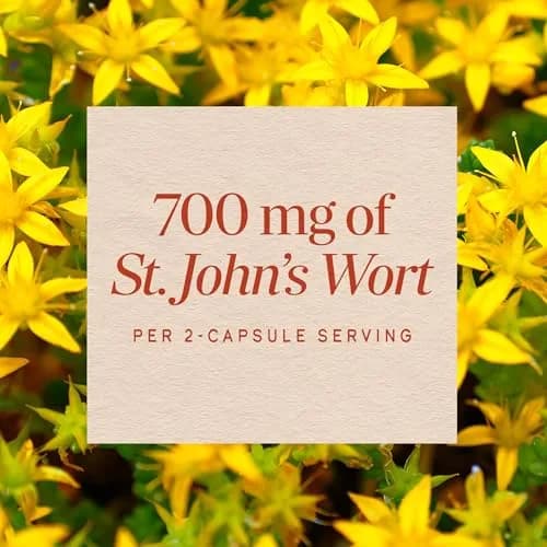 Nature's Way St. John’s Wort Capsules, 700 mg | Supports Mood & Wellbeing, Vegan, 180 ct thumbnail 4