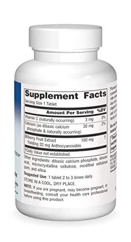 Planetary Herbals Bilberry Vision Tablets 120 Count | Supports Eye Health & Antioxidant Protection thumbnail 3