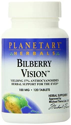 Planetary Herbals Bilberry Vision Tablets 120 Count | Supports Eye Health & Antioxidant Protection thumbnail 4