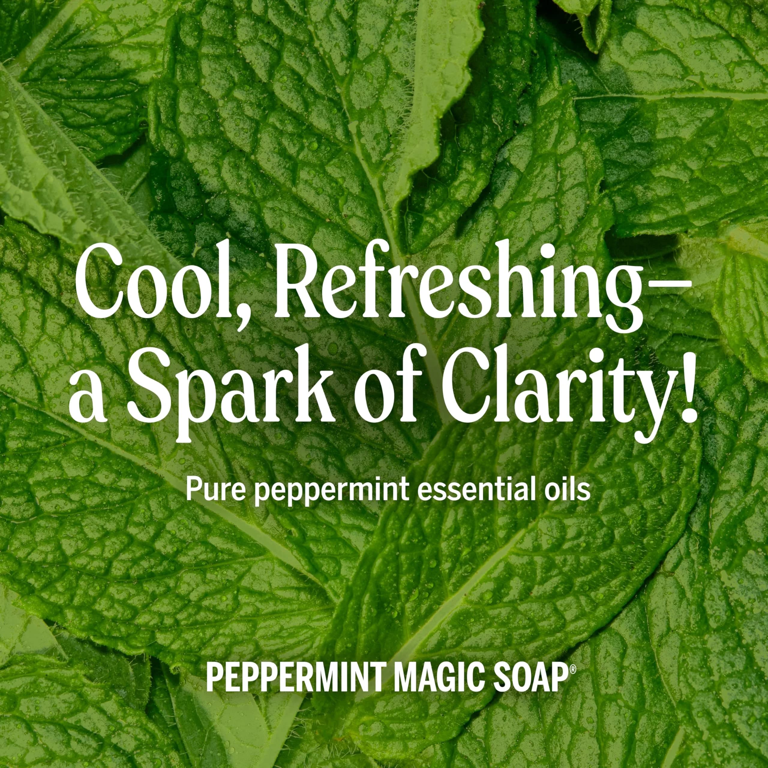 Dr. Bronner's Peppermint Pure-Castile Liquid Soap 1893ml (64 Fl Oz) | Concentrated Multi-Use Cleanser - view 5