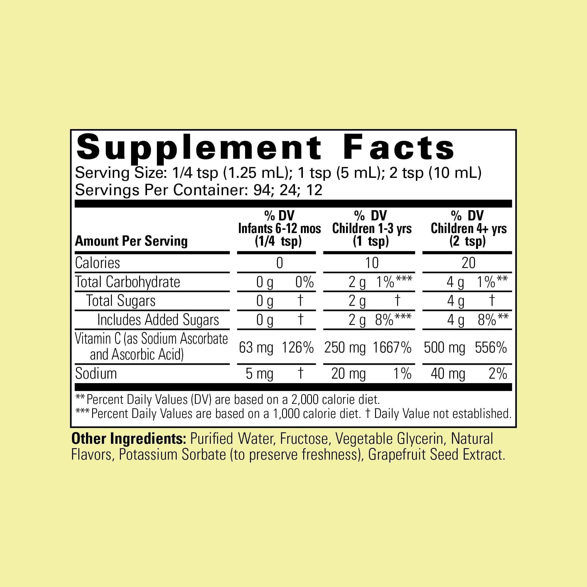ChildLife Essentials Liquid Vitamin C 120ml (4 Fl Oz) | Immune Support for Kids - view 2