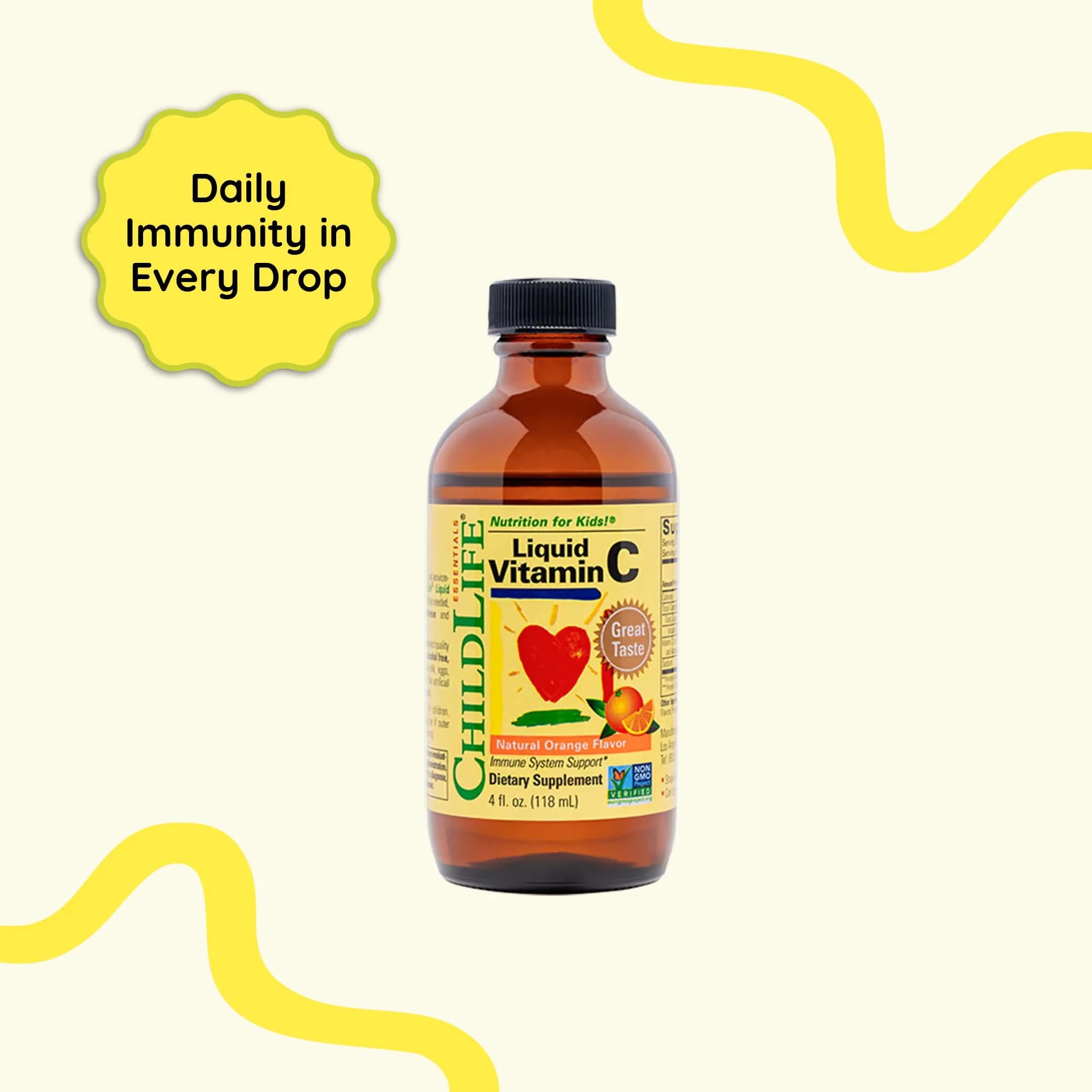 ChildLife Essentials Liquid Vitamin C 120ml (4 Fl Oz) | Immune Support for Kids - view 3