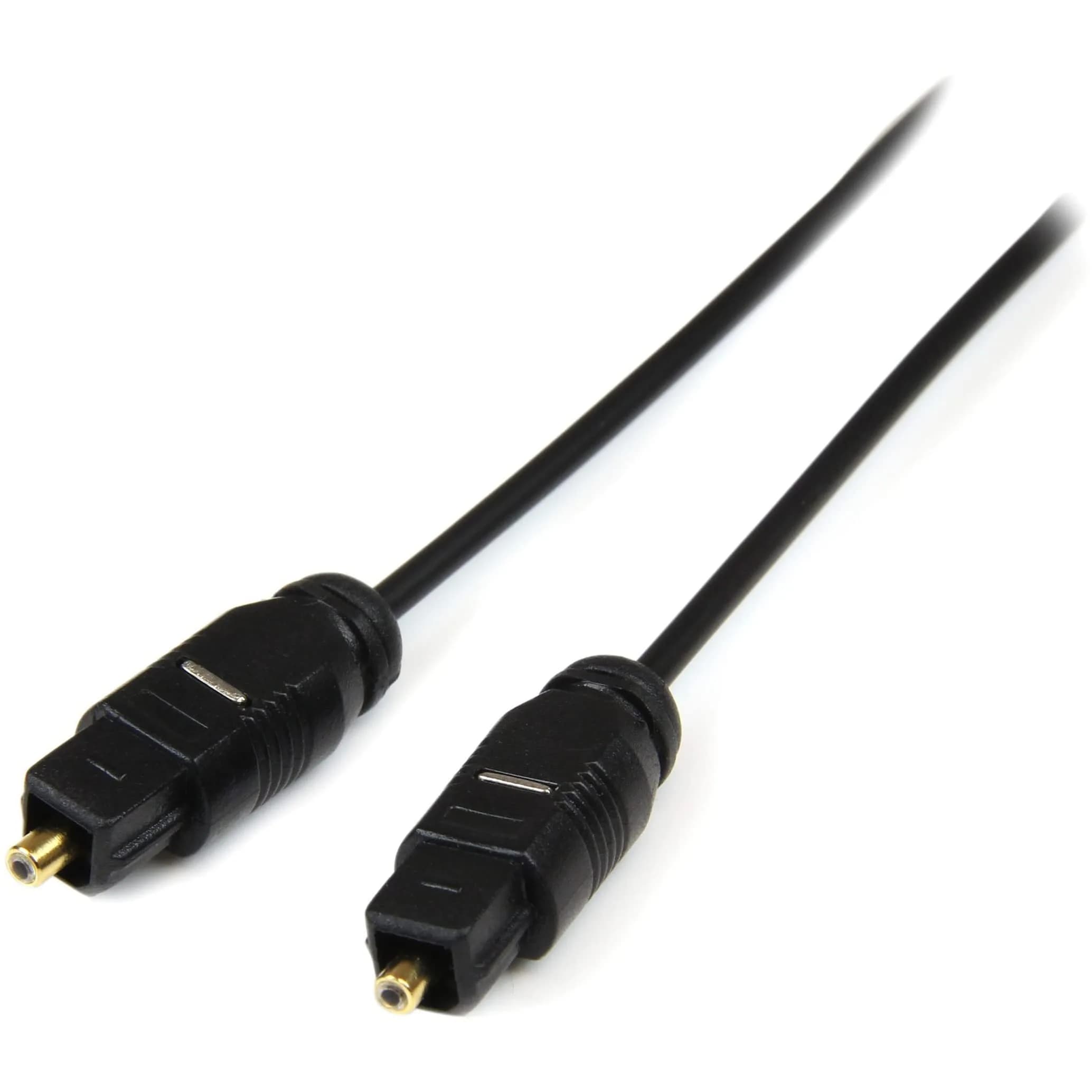 StarTech.com 3 m (10 ft) Ultra-Thin Digital Optical Audio Cable | Toslink SPDIF Male/Male