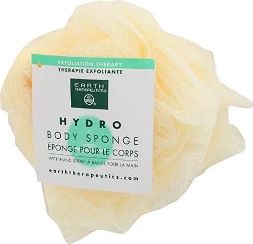 Earth Therapeutics Hydro Body Sponge with Hand Strap - Natural | Bathing Accessory for Gentle Cleansing (70-120 chars) thumbnail 2