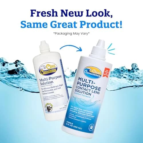 Clear Conscience Contact Lens Solution 12 Fl Oz | Cruelty-Free, No Rub Formula for Sensitive Eyes thumbnail 7
