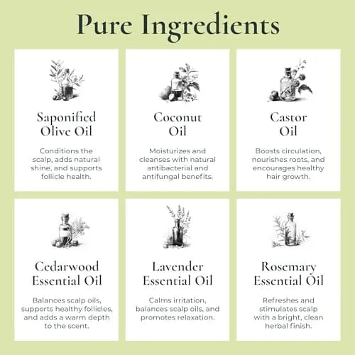 J·R·LIGGETT'S All-Natural Shampoo Bar, Herbal Scent, 100g (3.5 oz) | Supports Strong & Healthy Hair thumbnail 4