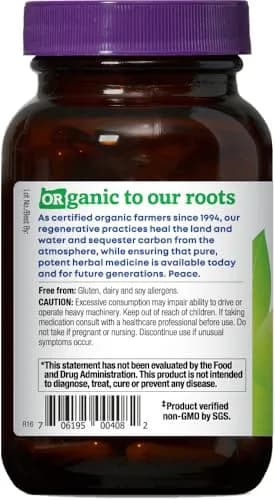 Oregon's Wild Harvest Muscle Relax Vegan Herbal Supplement 90 Count | USDA Organic Valerian, Hops & Skullcap for Relaxation thumbnail 3