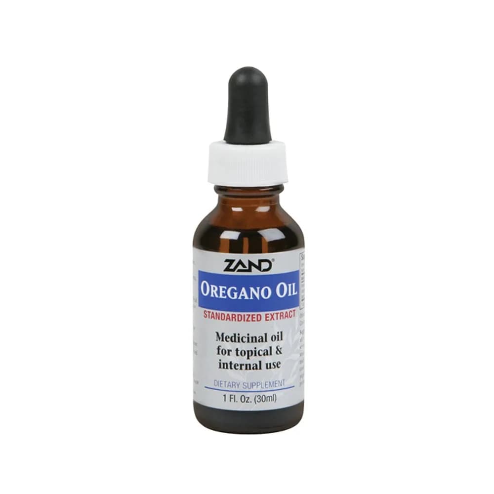 Zand Oregano Oil 1 Fl Oz | Herbal Supplement for Internal & Tropical Use — No Color