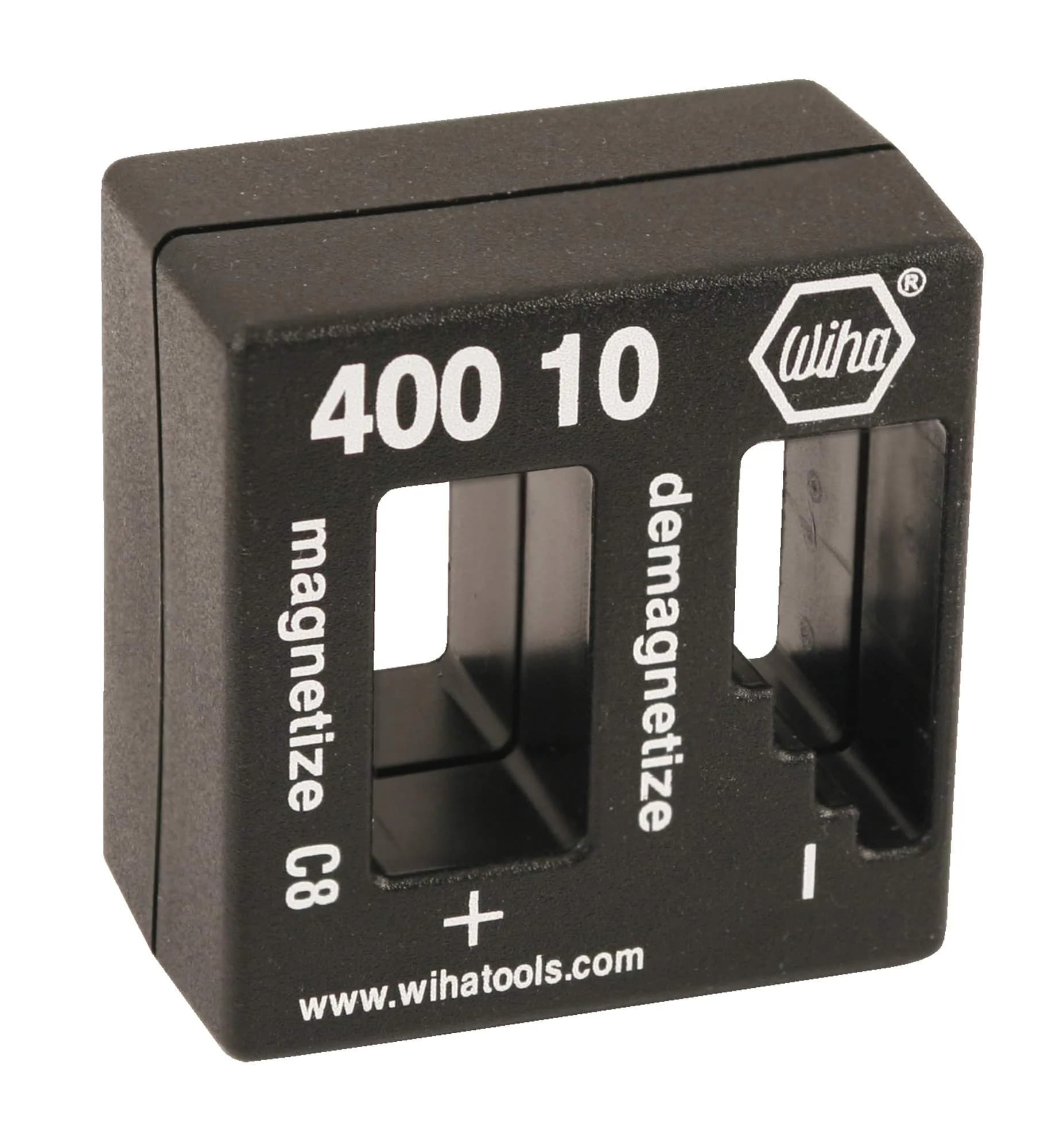Wiha 40010 Magnetizer Demagnetizer Tool | 5.1 cm x 4.8 cm x 2.9 cm (2" x 1.9" x 1.1")