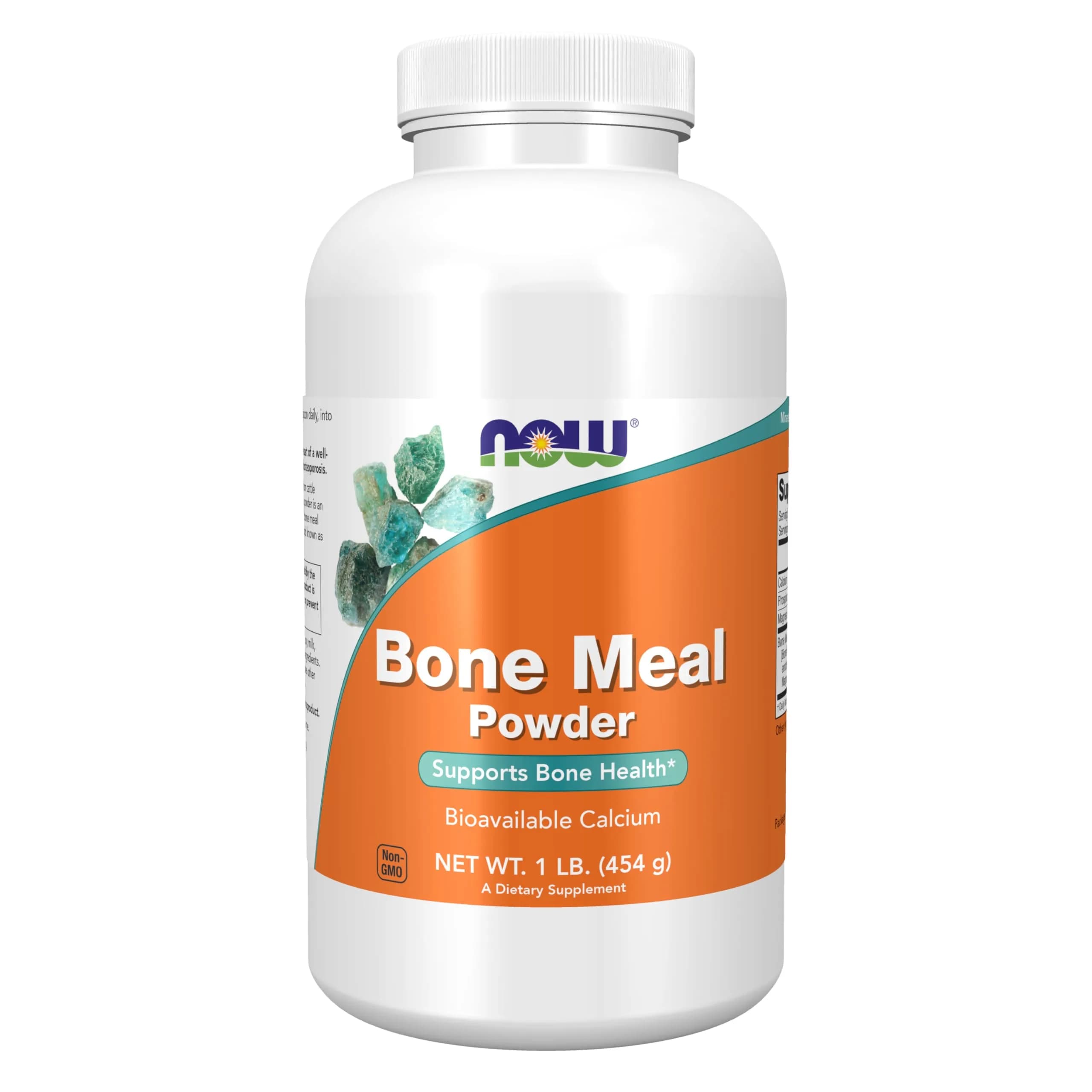 NOW Bone Meal Powder 1 lb | Natural Calcium Source for Bone Support in India — Cream