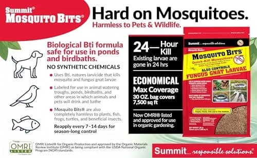 Summit Mosquito Bits Larvicide Granules 850g (30 oz) | EPA Registered Biological Control thumbnail 9