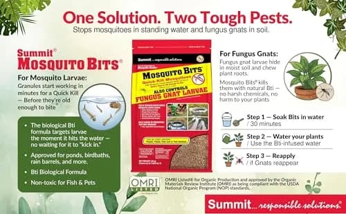 Summit Mosquito Bits Larvicide Granules 850g (30 oz) | EPA Registered Biological Control thumbnail 3