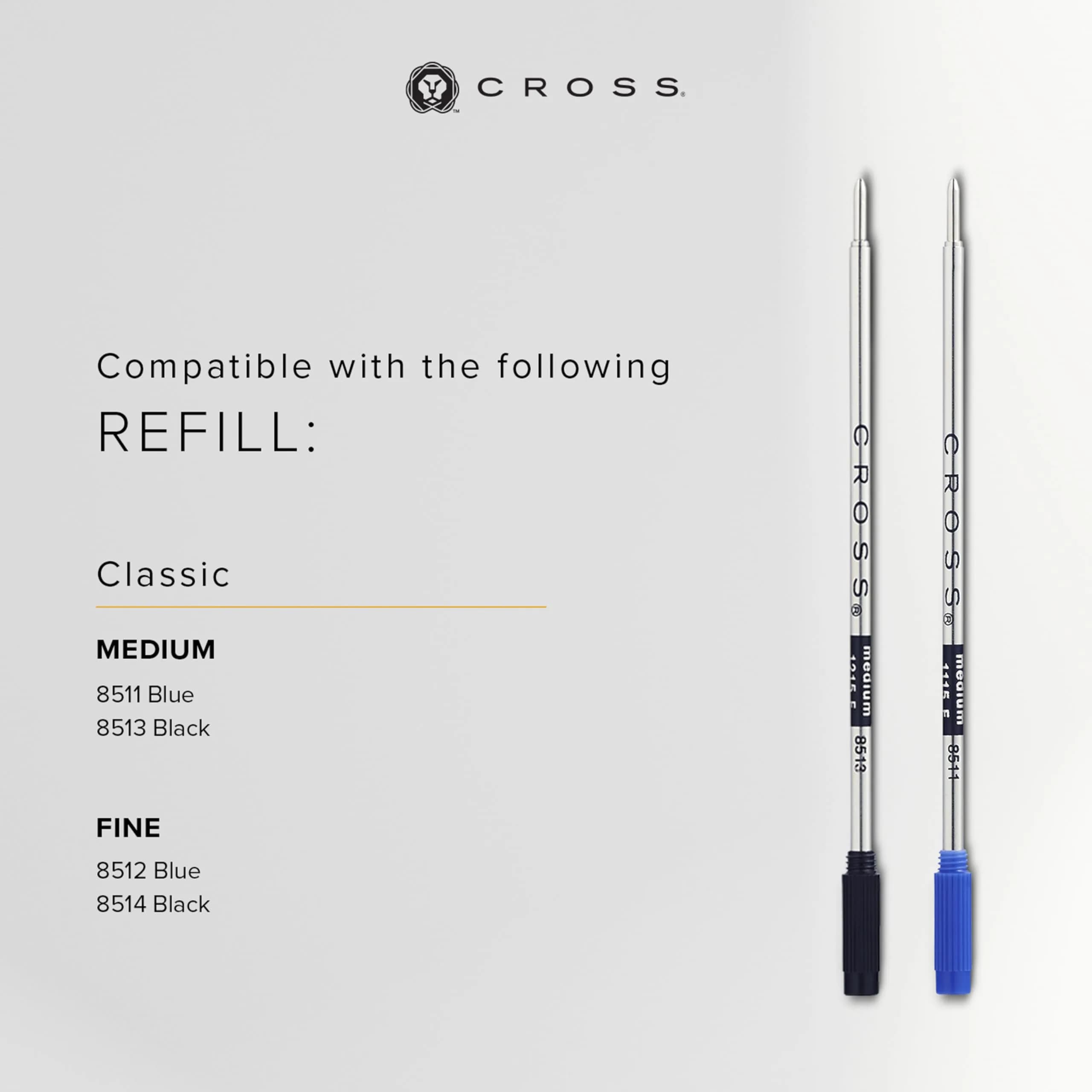 Cross ATX Pure Chrome Ballpoint Pen, Medium Point, Black Ink (0.7mm) | Smooth Writing, Professional Design - view 7