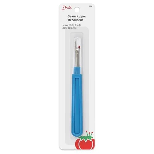 Dritz Deluxe Seam Ripper Blue | Easy Grip Steel Stitch Remover (1-Pack) thumbnail 1