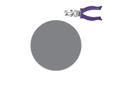 Fiskars 1/16" Circle Hand Hole Punch for Paper & Crafts, Purple | Precise 1/16" Cutouts with Comfort Grip thumbnail 6