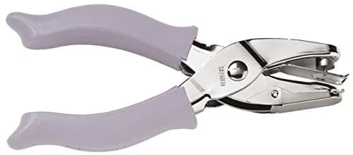Fiskars 1/4" Circle Hand Hole Punch for Paper & Crafts, Lilac | Portable, Durable, Easy to Use thumbnail 1