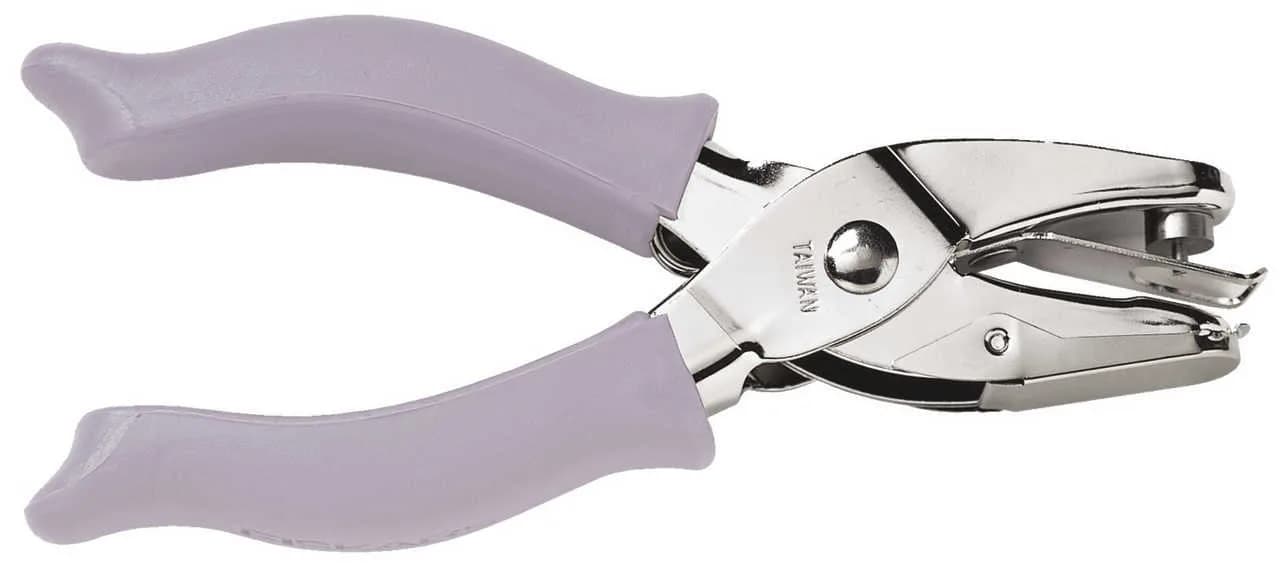 Fiskars 1/4" Circle Hand Hole Punch for Paper & Crafts, Lilac | Portable, Durable, Easy to Use — 1/4 in Circle