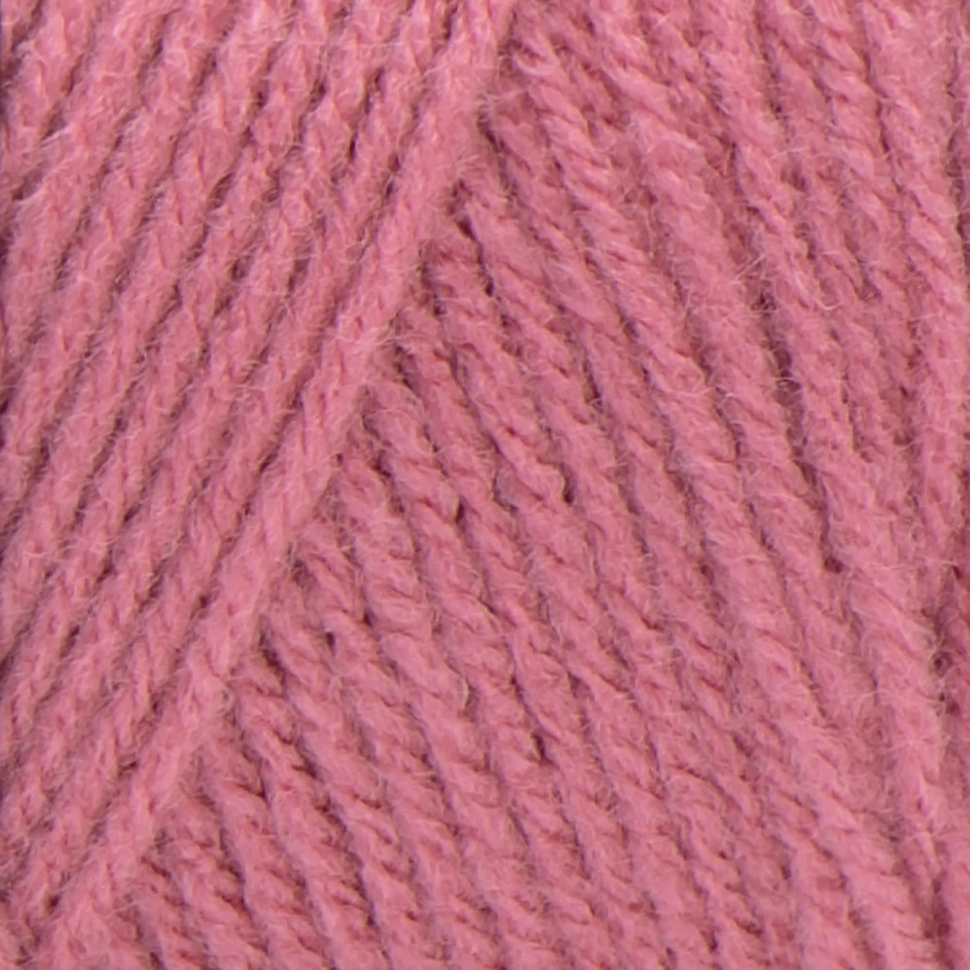 Red Heart Super Saver Yarn, Light Raspberry, 198g (7oz) | 100% Acrylic, Medium Weight - view 2
