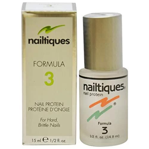Nailtiques Nail Protein Formula 3 for Hard Nails 15ml (0.51 Fl Oz) | Salon-Tested Strengthening Treatment thumbnail 1
