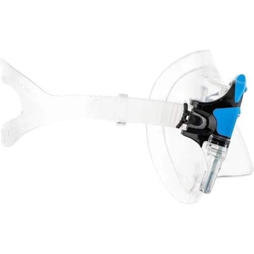 CRESSI Matrix 2-Lens Masks, Clear/Blue | Wide Field of View for Divers & Freedivers thumbnail 3