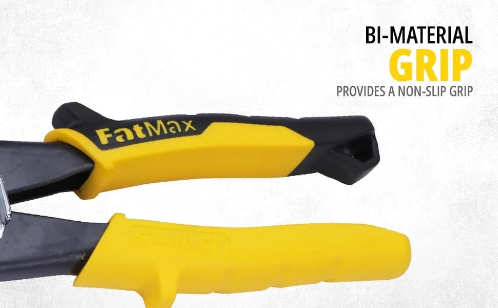 Stanley MaxSteel Aviation Snips 9.84" | Straight Cut, Serrated Edges, Forged Chrome Molybdenum Alloy thumbnail 11