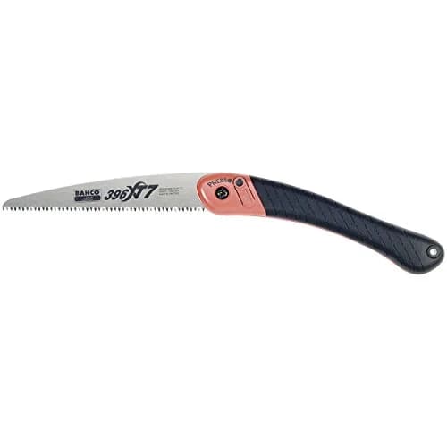 Bahco Folding Pruning Saw 10in Alloy Steel | Heavy Gauge Blade with Safety Lock thumbnail 1