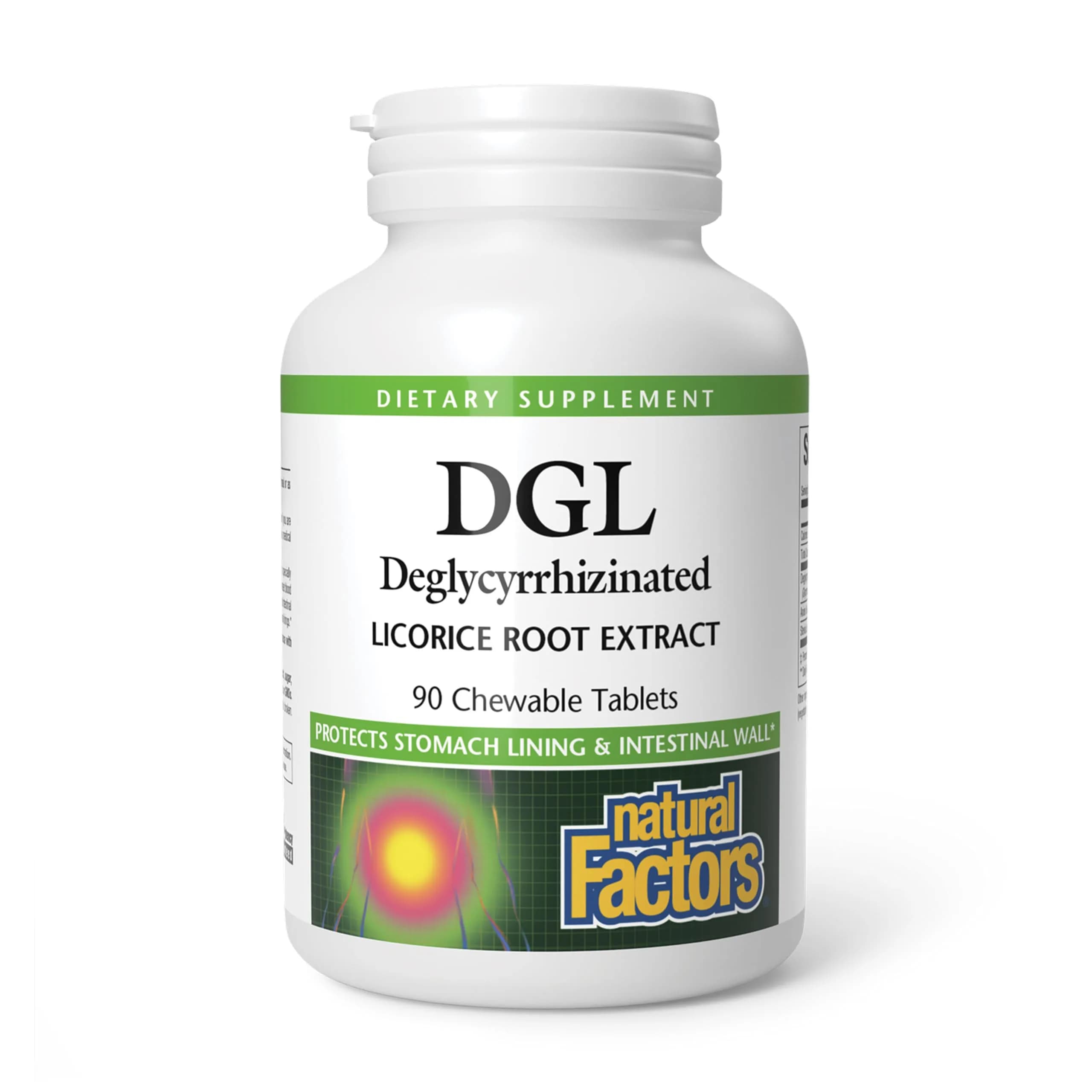 Natural Factors DGL Chewable 90 Tablets | Supports Digestive Health & Stomach Lining