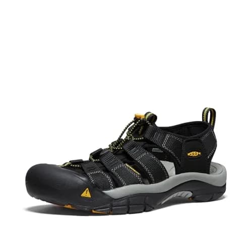 KEEN Men's Newport H2 Closed Toe Water Sandals, Black, 10 US | Supportive, Water-Resistant, Quick-Dry thumbnail 1