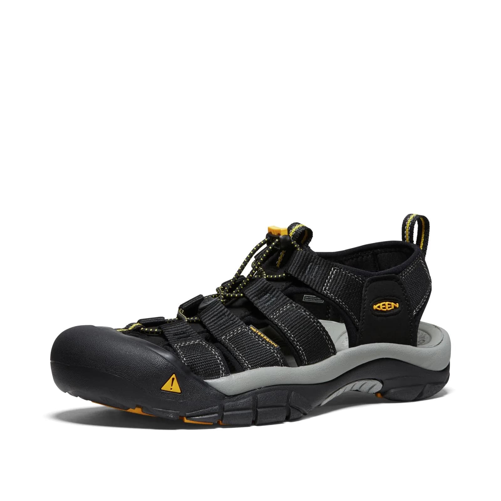 KEEN Men's Newport H2 Closed Toe Water Sandals, Black, 10 US | Supportive, Water-Resistant, Quick-Dry