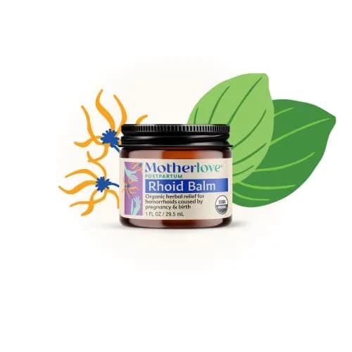 Motherlove Mom's Bottom Balm (1 oz) | Organic Herbal Soothing Care for Postpartum & Pregnancy thumbnail 7