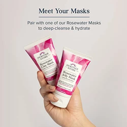 HERITAGE STORE Rosewater Facial Splash, Hydrating Toner (8oz) | Hydrates & Refreshes Skin with Rose Damask thumbnail 4