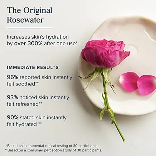 HERITAGE STORE Rosewater Facial Splash, Hydrating Toner (8oz) | Hydrates & Refreshes Skin with Rose Damask thumbnail 2
