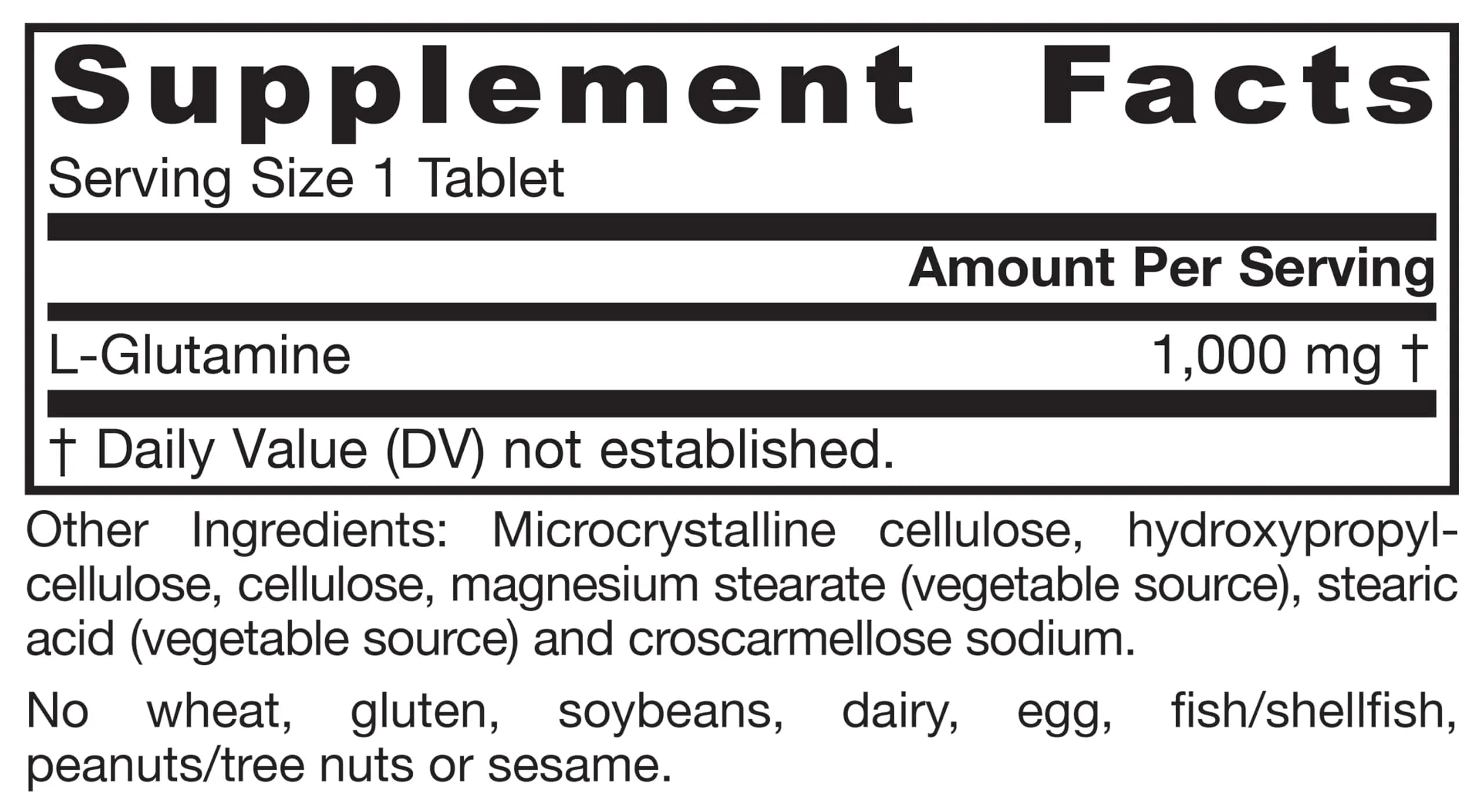 Jarrow Formulas L-Glutamine 1000 mg Tablets | Muscle Tissue & Immune Support - view 9