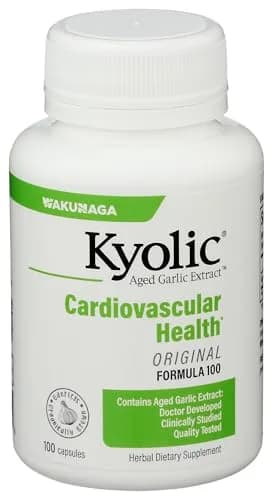 Kyolic Aged Garlic Extract Formula 100 Capsules | Cardiovascular & Circulatory Health Support (100 Count) thumbnail 4