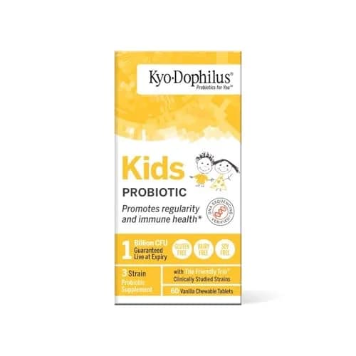 Wakunaga Kyo-Dophilus Kids Probiotic 60 Tablets | Clinically Studied Digestive & Immune Support thumbnail 3