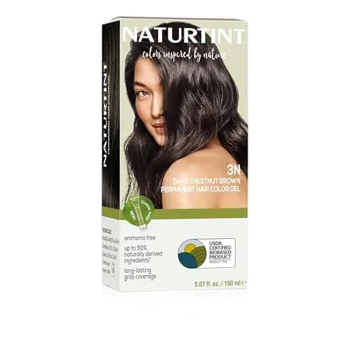 Naturtint 3N Dark Chestnut Brown Permanent Hair Color 150ml | Ammonia Free, Vegan, Long-Lasting, 100% Gray Coverage thumbnail 1