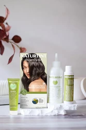 Naturtint 3N Dark Chestnut Brown Permanent Hair Color 150ml | Ammonia Free, Vegan, Long-Lasting, 100% Gray Coverage thumbnail 2