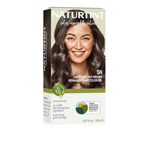 Naturtint 5N Light Chestnut Brown Permanent Hair Color 150ml | Ammonia Free, Vegan, Long Lasting thumbnail 1