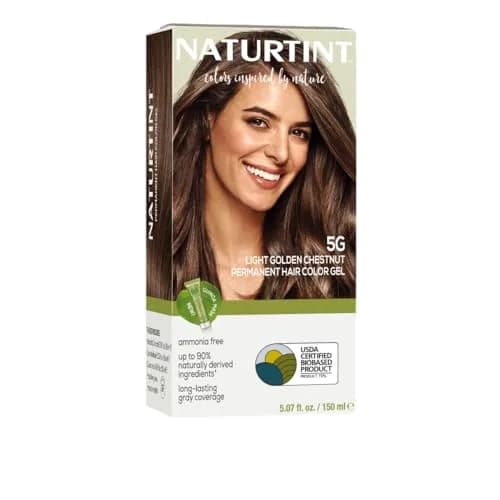Naturtint 5G Light Golden Chestnut Permanent Hair Color 150ml | Up to 100% Gray Coverage, Ammonia-Free thumbnail 1