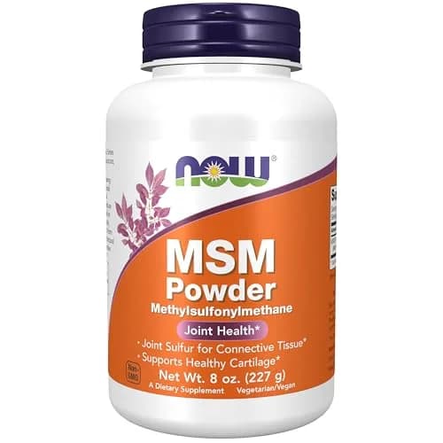 NOW Foods MSM Powder 8 oz (227 g) | Supports Joint Health & Cartilage thumbnail 1